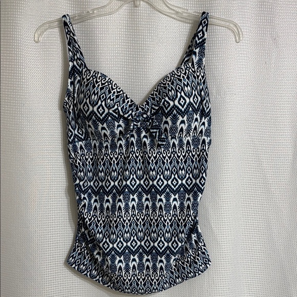 Kona Sol Other - Kona Sol blue & white swim suit top. Size L
